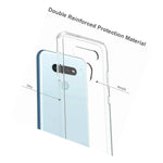 For Lg K51 Lg Q51 Premium Hard Tpu Plastic Transparent Clear Slim Case Cover