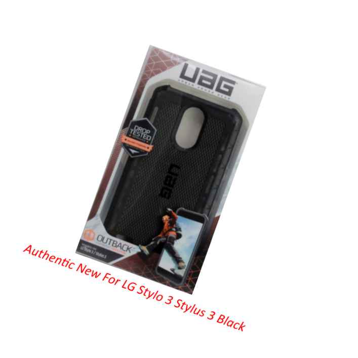 100 Authentic Uag Outback Series Case For Lg Stylo New In Box Black