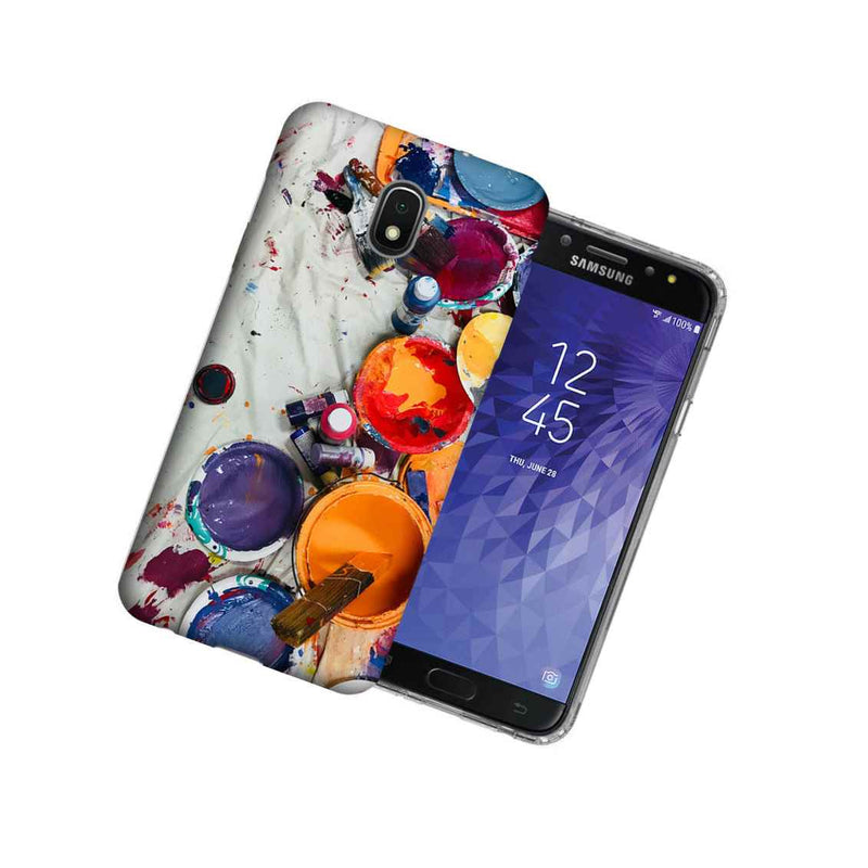 For Galaxy J7 J737 Crown Refine Aura Paint Buckets Slim Phone Case