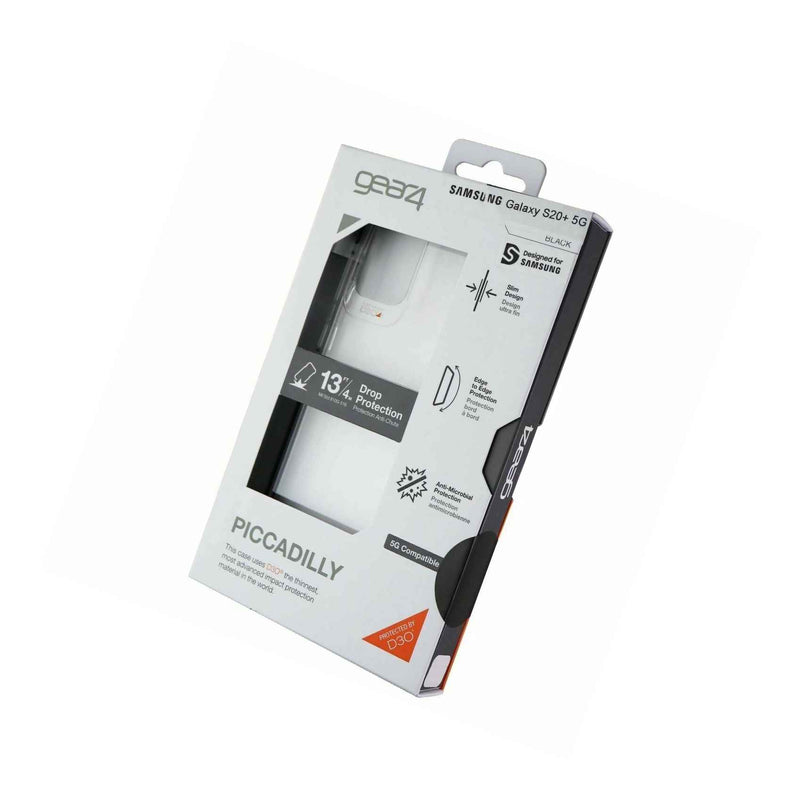 New Gear4 Crystal Palace Case For Samsung Galaxy S20 Plus Clear Black Oem