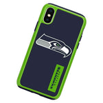 For Iphone X Xs 10S Hard Hybrid Armor Nfl Football Case Seattle Seahawks