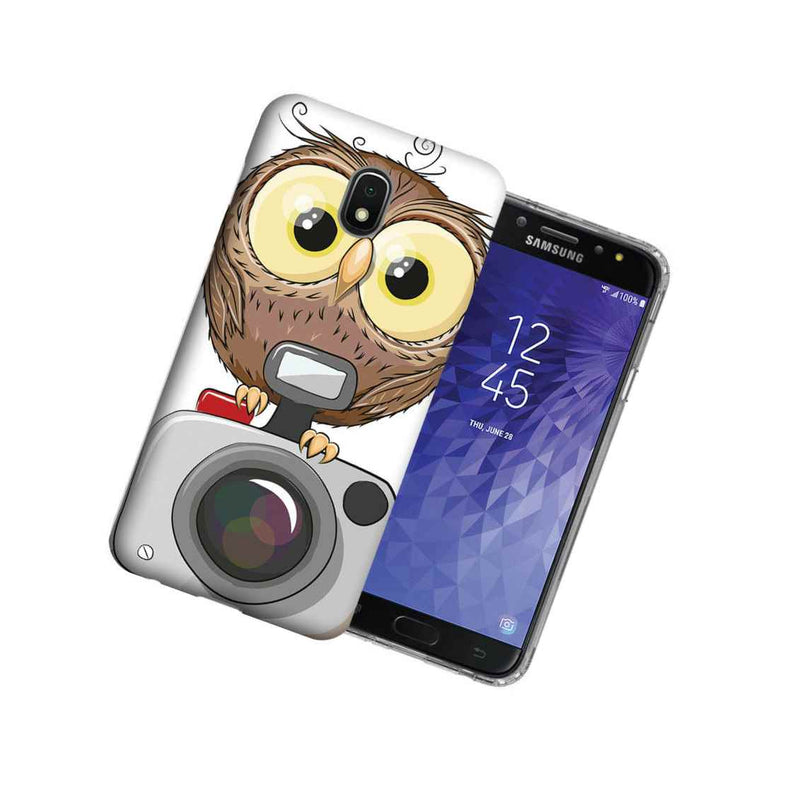 For Samsung Galaxy J7 J737 2018 Crown Baby Owl Camera Design Phone Case Cover