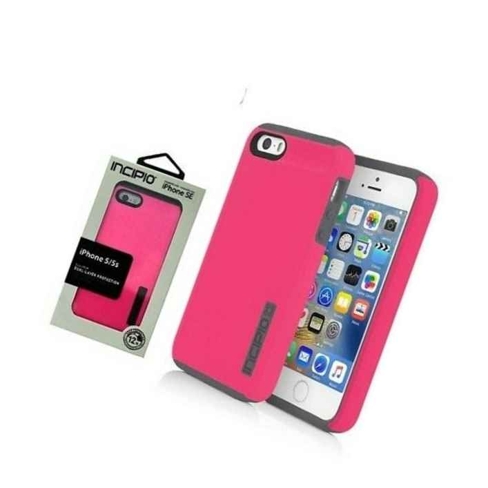 Incipio Dualpro Dual Layer Protective Case Cover For Iphone 5S 5 Se Pink