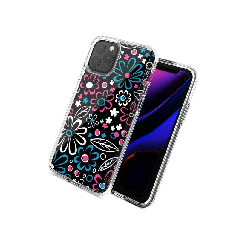 For Apple Iphone 12 Pro Max Cute Daisies Design Double Layer Phone Case