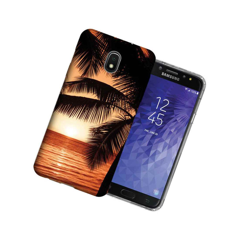 For Galaxy J7 J737 Crown Refine Aura Paradise Sunset Slim Phone Case
