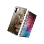 For Samsung Galaxy Note 10 Plus Lion Face Nosed Design Double Layer Case