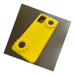 For Samsung Galaxy A71 5G Soft Silicone Rubber Case Cover 3D Yellow Sunflower