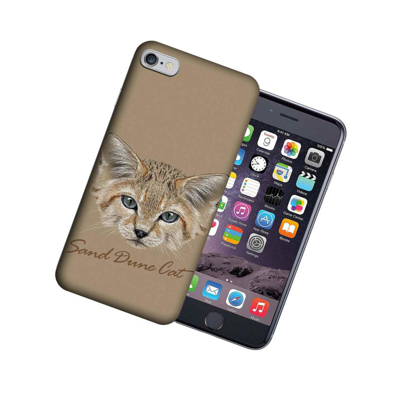 Mundaze Apple Iphone 6 Plus Design Case Sand Dune Cat Realistic Art Cover