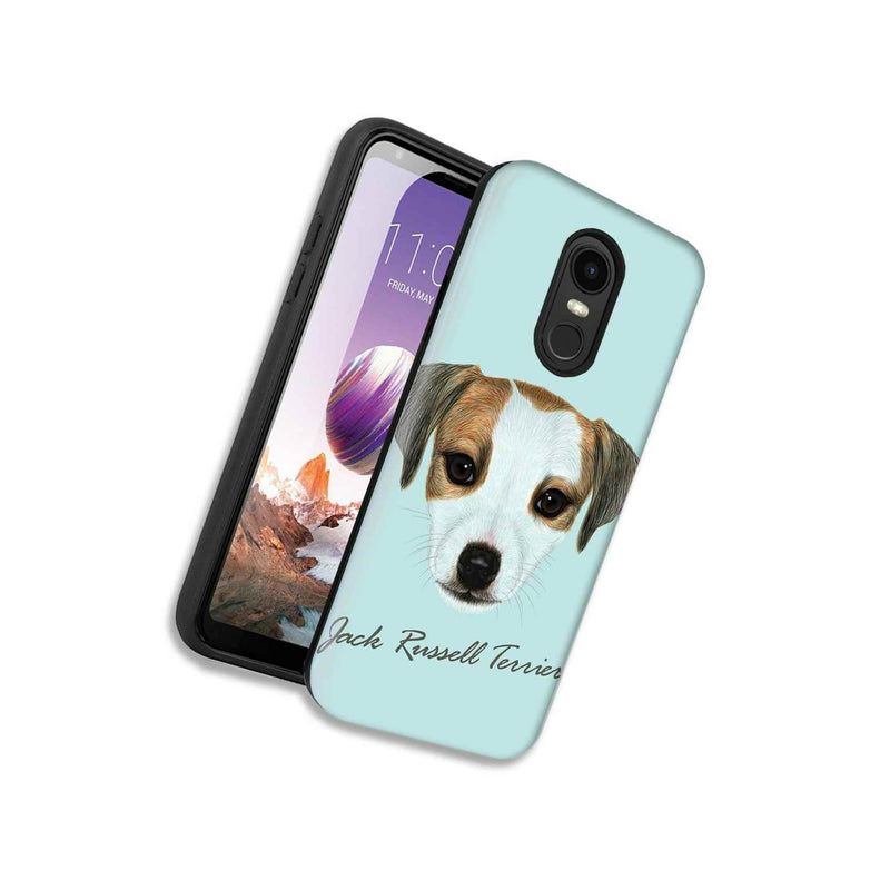 Jack Russell Terrier Double Layer Hybrid Case For Lg Aristo 2 2 Plus Risio 3