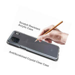 For Lg K92 5G Premium Hard Tpu Acrylic Crystal Clear Slim Fitting Case Cover