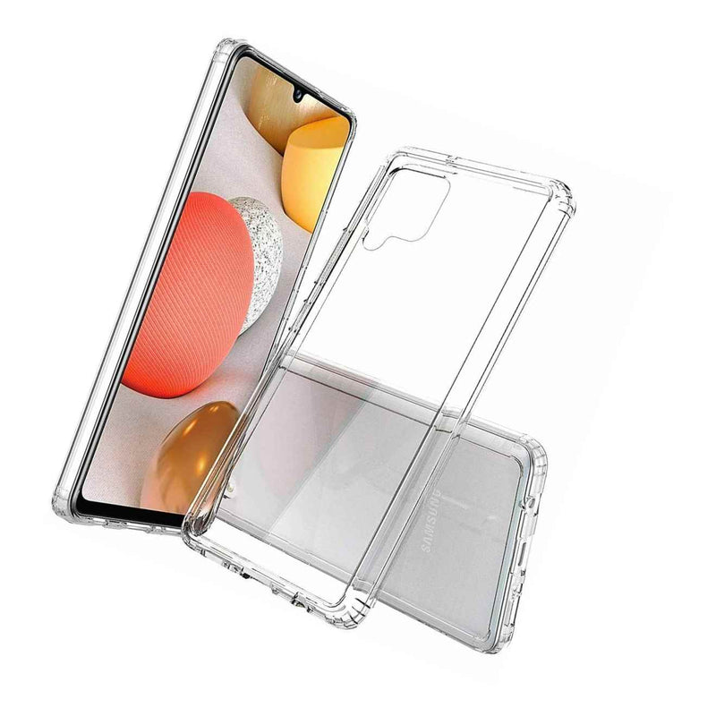 For Samsung Galaxy A42 5G Hard Premium Tpu Rubber Case Cover Transparent Clear