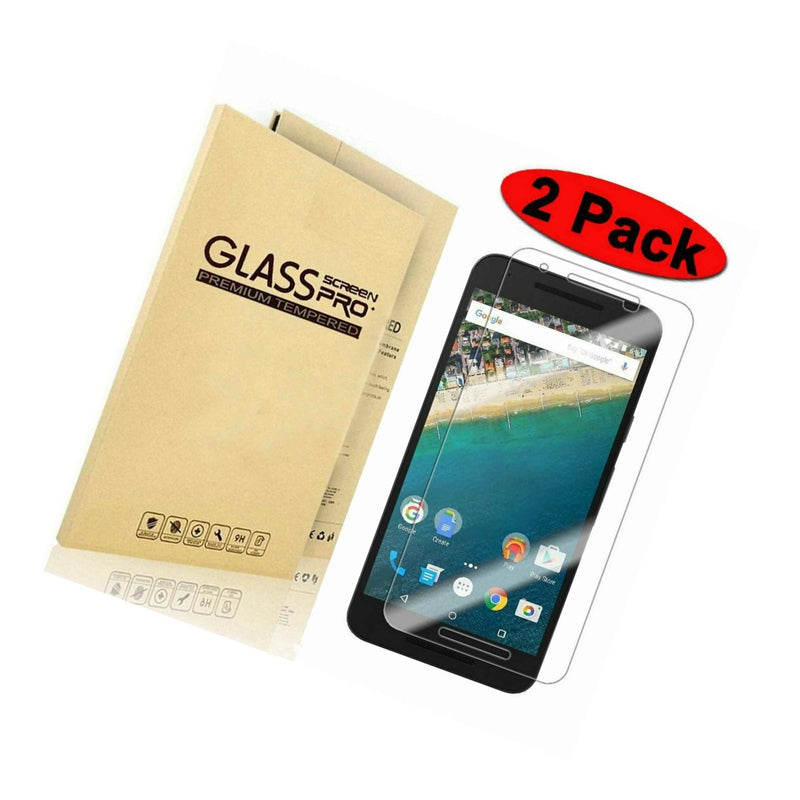 2 Pack Premium Tempered Glass Screen Protector For Lg Google Nexus 5X