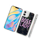 For Iphone 12 12 Pro 6 1 Waterfall Glitter Liquid Tpu Rubber Case Boss Lady