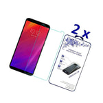 2 Pack For Lenovo A5 2018 Tempered Glass Screen Protector