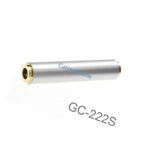 3 5Mm 4 Pole Trrs 1 8 Female To Female Slim Audio Silver Coupler Gc 222S