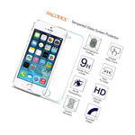 3X Nacodex For Apple Iphone Se 5S Premium Tempered Glass Screen Protector Film