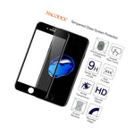 Nacodex For Apple Iphone 8 Plus 3D Full Cover Tempered Glass Screen Protector