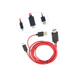 Mhl Micro Usb To Hdmi 1080P Hd Tv Cable Adapter For Samsung Android Cell Phone