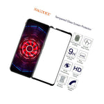 2 Pack For Nubia Red Magic 3S Full Cover Tempered Glass Screen Protector Black