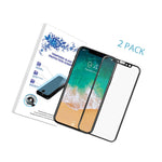 2X For Apple Iphone Xs X 5 8 3D Full Cover Tempered Glass Screen Protector