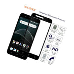 Nacodex For At T Axia Qs5509A Full Cover Tempered Glass Screen Protector Black