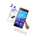 2X For Sony Xperia M5 Premium Ballistic Tempered Glass Screen Protector 9H 0 3Mm