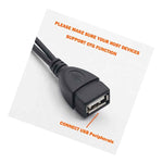 2 In 1 Micro Usb To Usb Adapter Otg Cable Power Cable