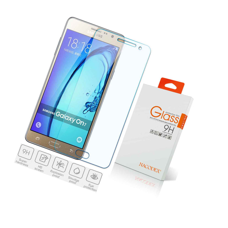 Nacodex Hd Tempered Glass Screen Protector For Samsung Galaxy On7 G6000 2015