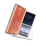 Hybrid Slim Fit Hard Back Cover Shockproof Phone Case For Nokia 9 Clear