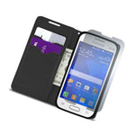 Wallet Case For Samsung Galaxy Ace Nxt Card Folio Phone Cover Chevron Anchor