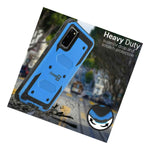 Blue Hybrid Hard Cover For Samsung Galaxy S20 Plus Shockproof Phone Case