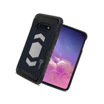 Navy Blue Magnetic Credit Card Holder Phone Cover Case For Samsung Galaxy S10E