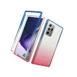 Pink Blue Case For Samsung Galaxy Note 20 Ultra Full Body Hard Slim Phone Cover