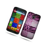 Coveron For Motorola Moto X 2Nd Gen 2014 Case Pink Exotic Skins Slim Cover