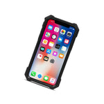 Black Tough Protective Phone Cover Heavy Duty Hard Case For Apple Iphone Xs Max