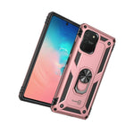 For Samsung Galaxy Note 10 Lite Case Metal Ring Kickstand Rose Gold Phone Cover