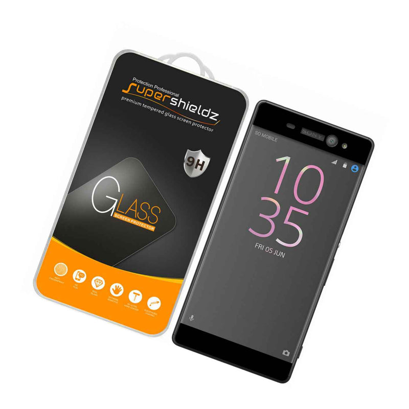 2X Full Cover Tempered Glass Screen Protector For Sony Xperia Xa Ultra Black