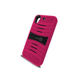 For Htc Desire 626 626S Case Hot Pink Black Hybrid Tough Skin Phone Cover