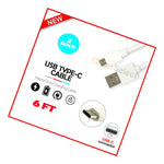 2X Usb Type C 6Ft Cable Cord For Motorola Moto G Fast G Power G Stylus G 5G Plus