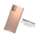 Clear Trim Lightweight Hybrid Slim Cover Phone Case For Motorola Moto G9 Plus