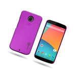 Coveron For Motorola Google Nexus 6 Hard Case Slim Back Cover Violet Purple