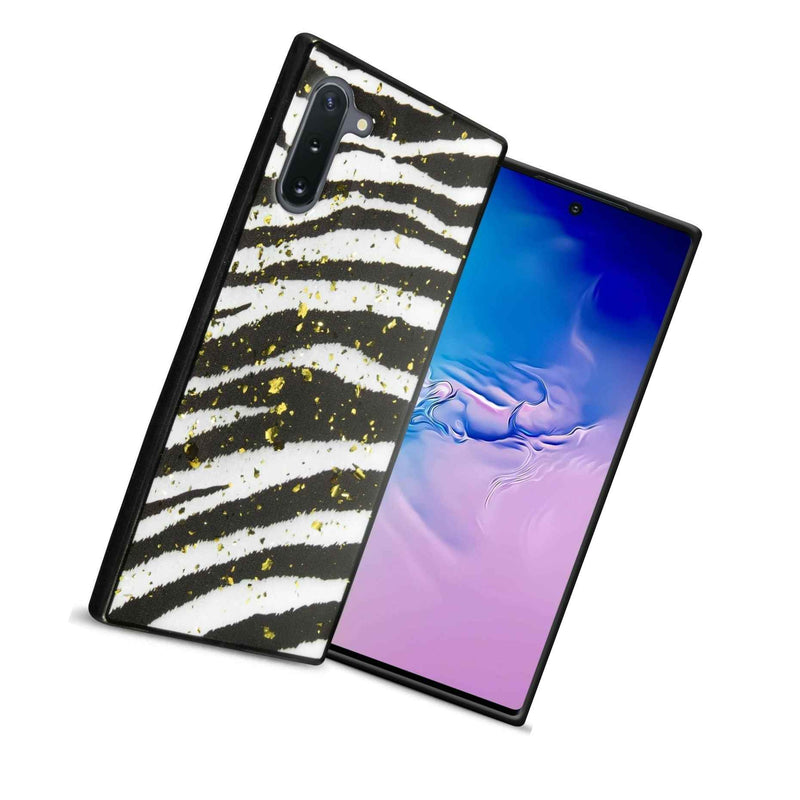 Zebra Skin Design Glitter Bling Animal Tpu Phone Case For Samsung Galaxy Note 10