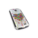 Coveron For Lg Access F70 Case Ultra Slim Hybrid Cover Butterfly Heart