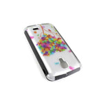 Coveron For Lg Access F70 Case Ultra Slim Hybrid Cover Butterfly Heart