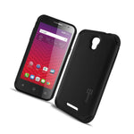 For Alcatel One Touch Elevate Case Black Slim Rugged Armor Phone Cover