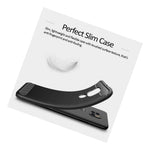 For Motorola Moto E7 Phone Case Slim Lightweight Minimal Cover Tpu Skin Black