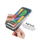 Black Blue Hard Case For Google Pixel 4 Xl Colorful Full Body Slim Phone Cover