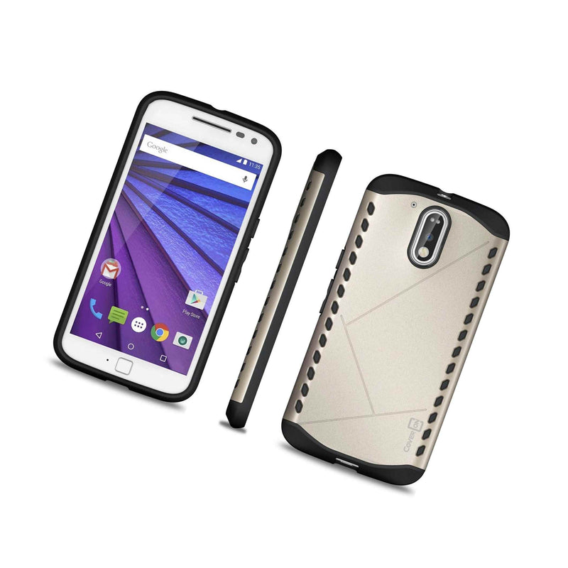 Gold Black Slim Cover For Motorola Moto G4 Moto G 4Th Gen Moto G4 Plus Case