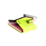 Coveron For Htc Desire 510 Wallet Case Green Pink Credit Card Folio Cover