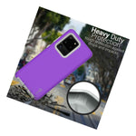 Purple Hybrid Shockproof Slim Phone Cover Hard Case For Samsung Galaxy S20 Ultra